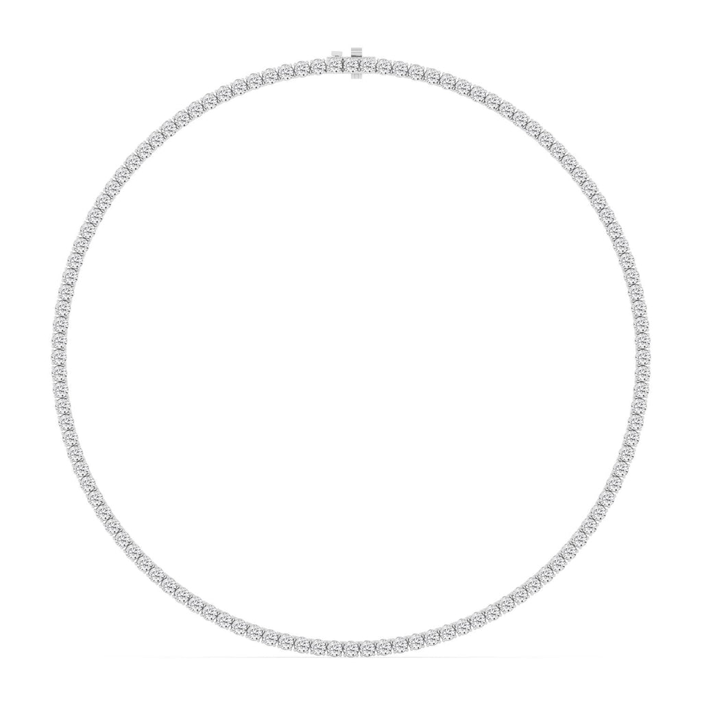 Classic Tennis Necklace - white gold product image 1