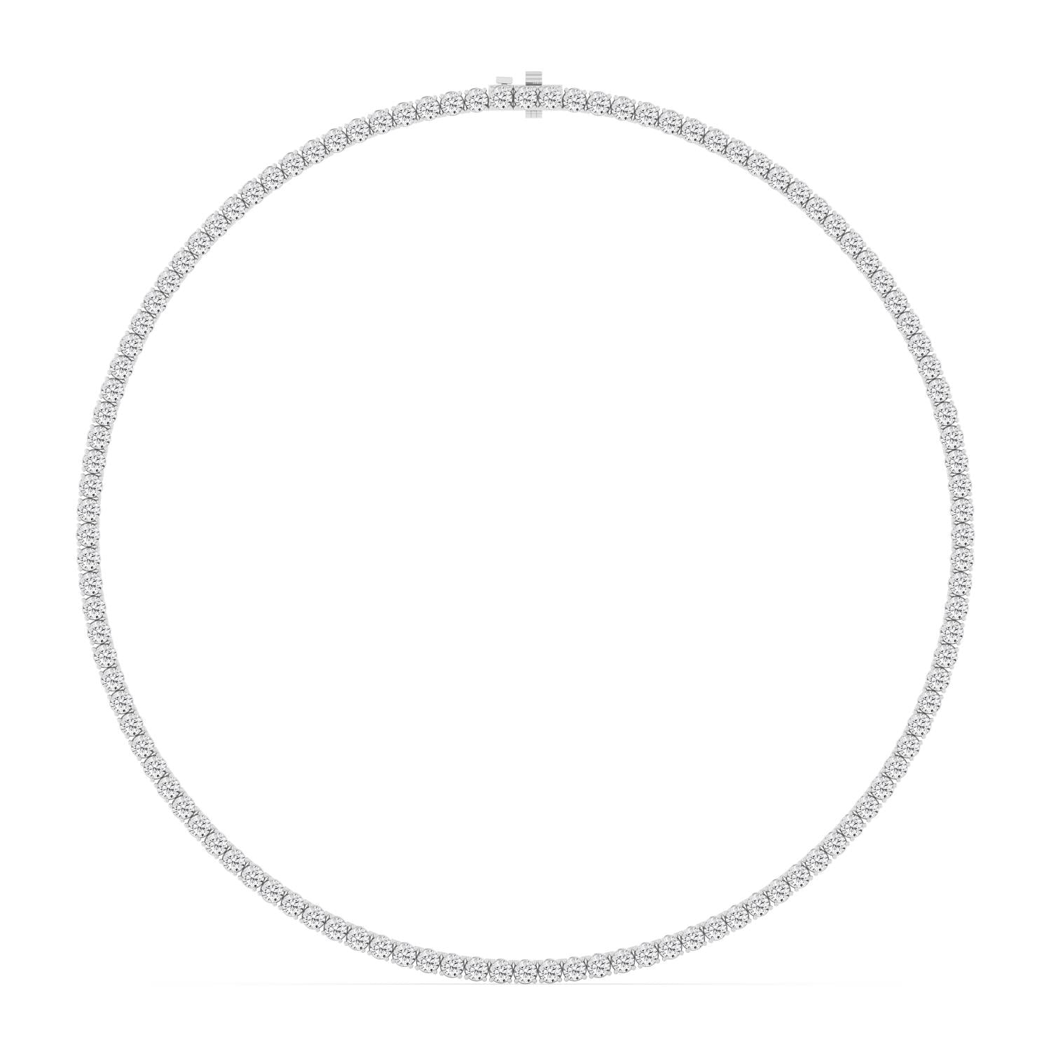 Classic Tennis Necklace - white gold product image 1