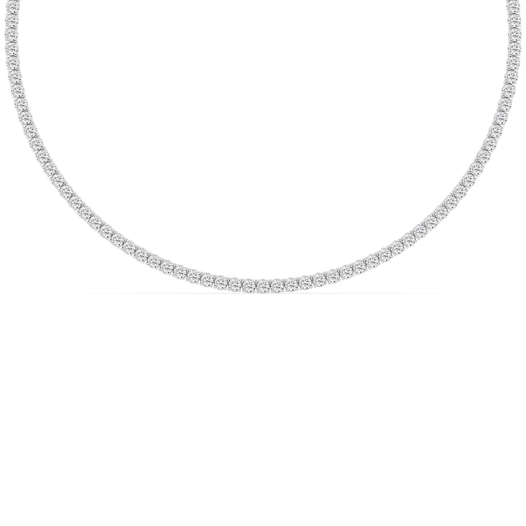 Classic Tennis Necklace - white gold product image 3