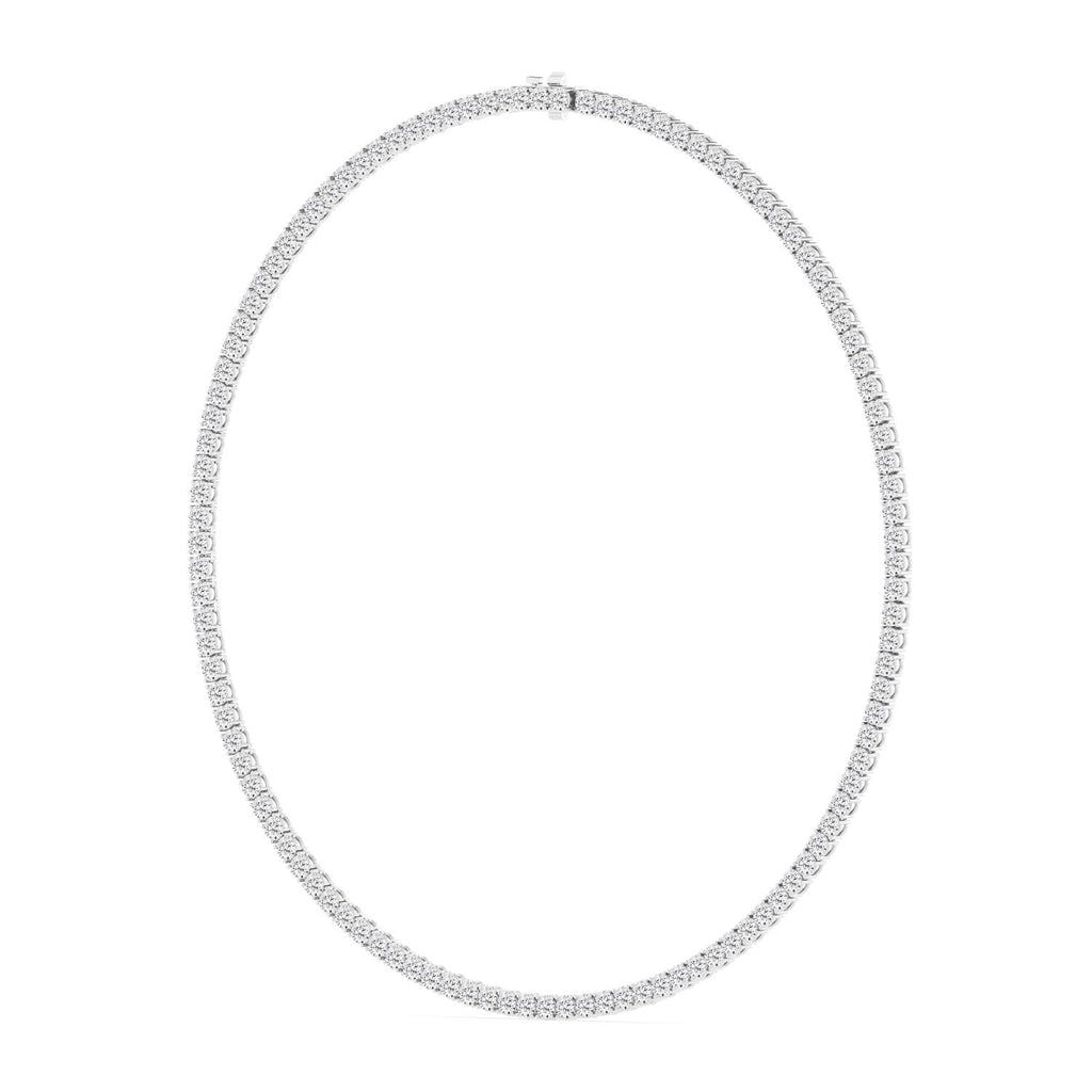 Classic Tennis Necklace - white gold product image 5