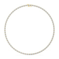 25.70ct Emerald Lab Diamond Tennis Necklace - Y jewellery-only view 1