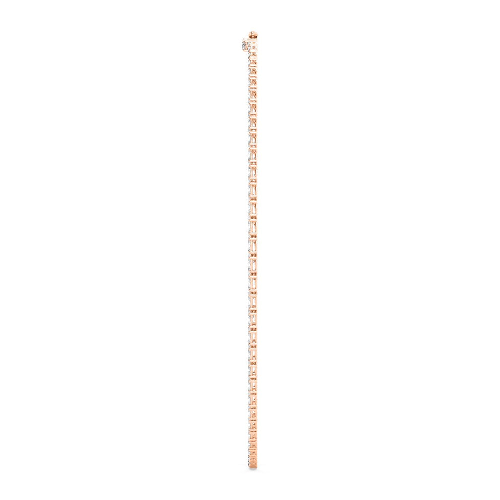 OVAL TENNIS NECKLACE - rose gold product image 4