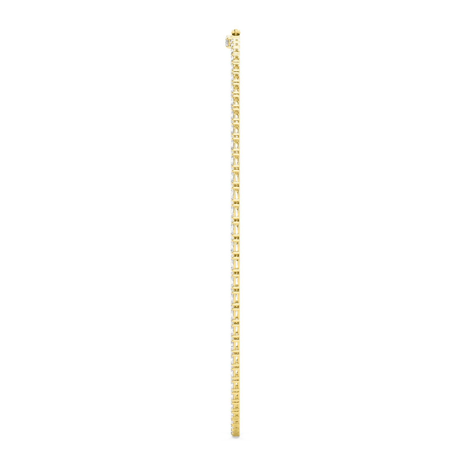 OVAL TENNIS NECKLACE - yellow gold product image 4