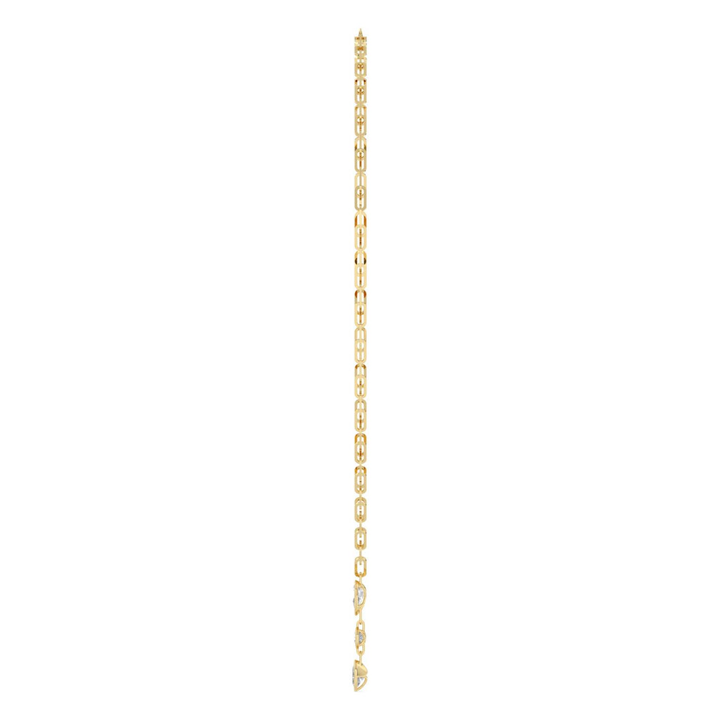 2.54ct Lab Diamond Necklace - yellow gold product image 5