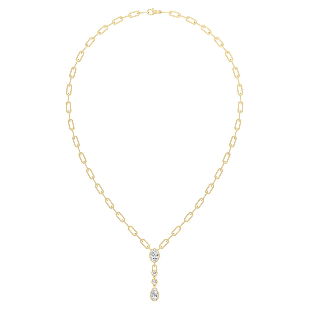 1.98ct Lab Diamond Necklace in Yellow Gold - product image 1