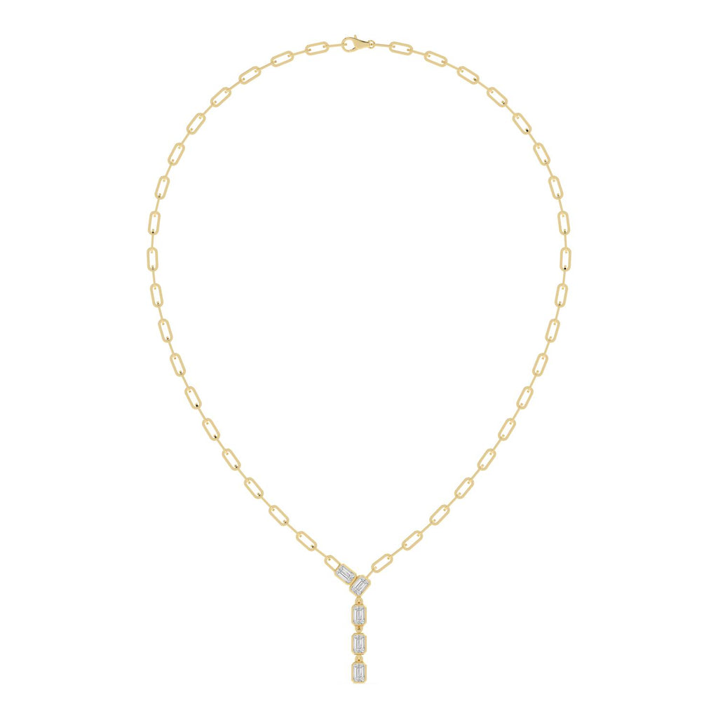 2.70ct Lab Diamond Necklace in Yellow Gold - product image 1