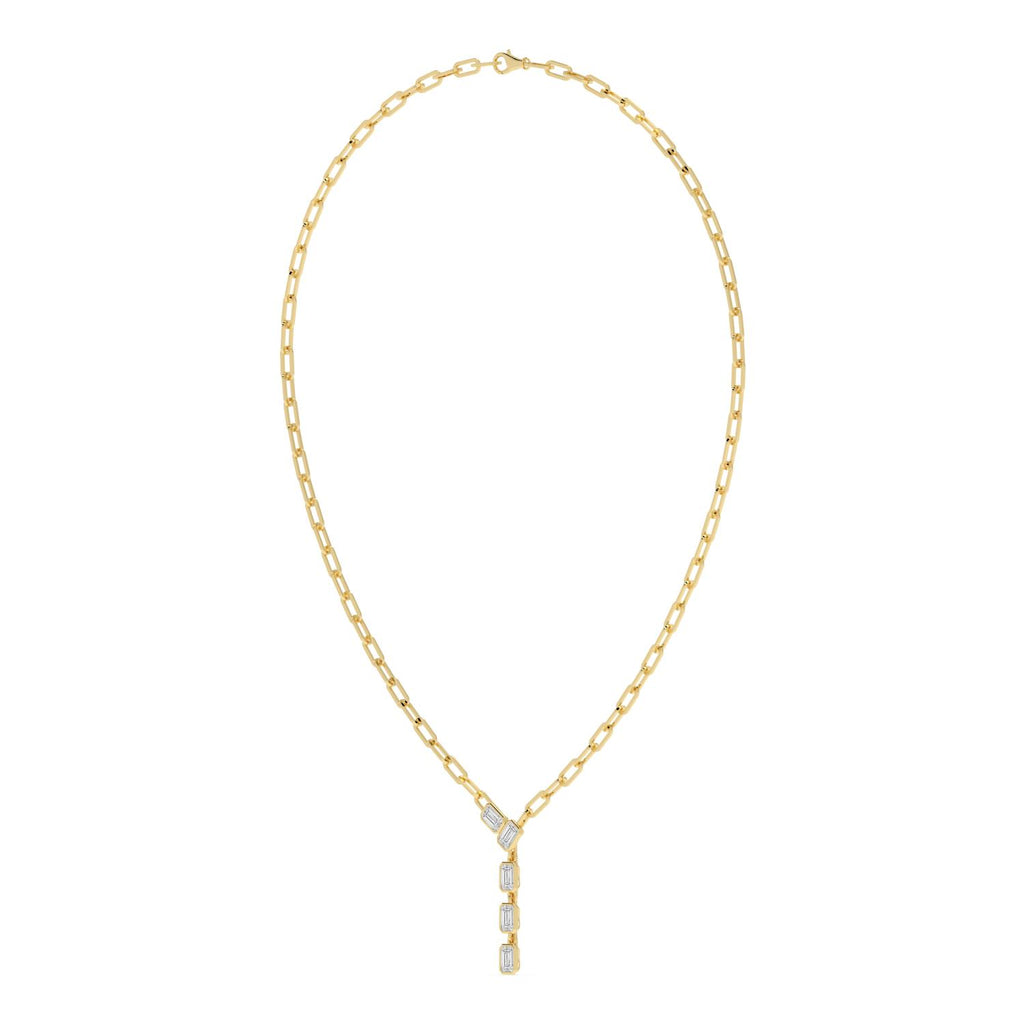 2.70ct Lab Diamond Necklace - yellow gold product image 4