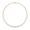 19.26ct Lab Diamond Tennis Necklace in 9ct Yellow Gold - image 1