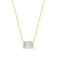 Sienna Emerald Diamond Pendant in 9K Yellow Gold - product image 1