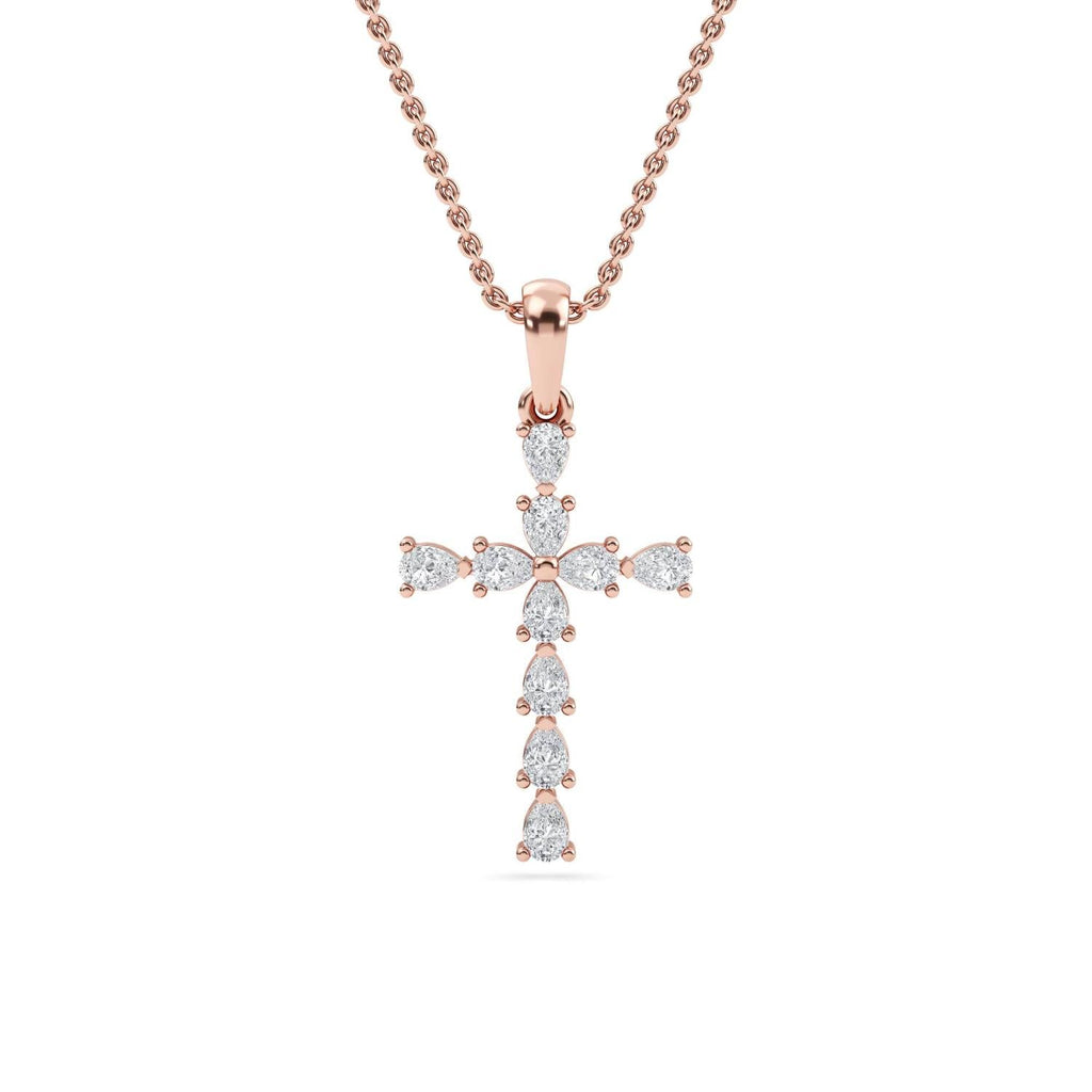 Belle Diamond Pendant in 9K Rose Gold - product image 3