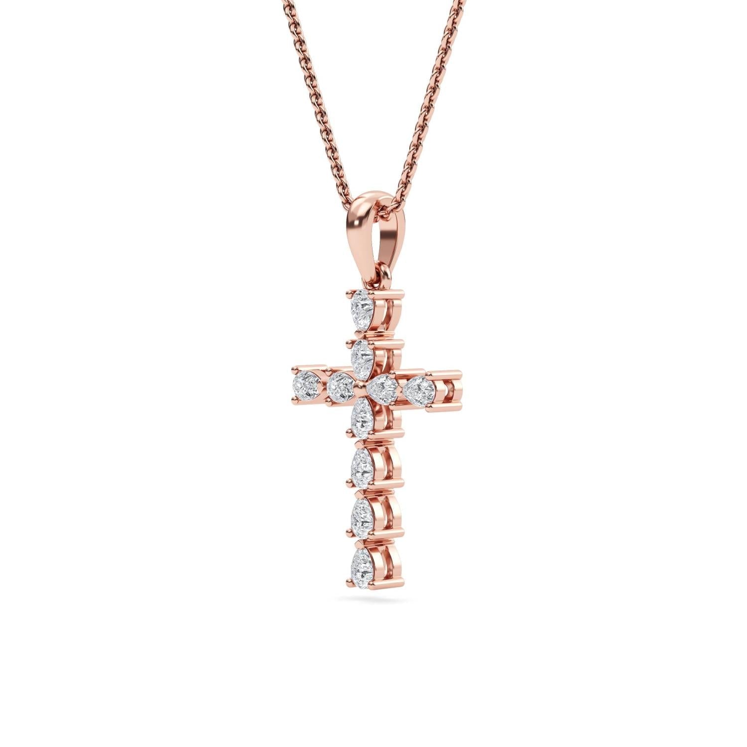 Belle Diamond Pendant - rose gold product image 4