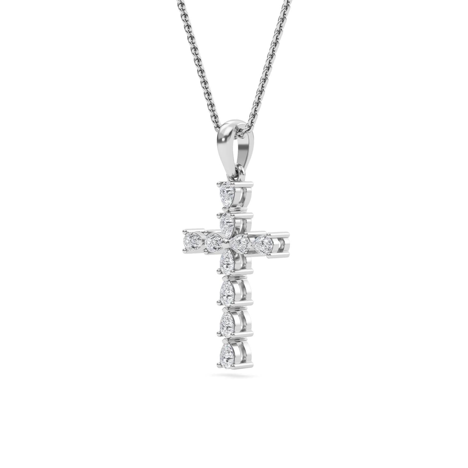 Belle Diamond Pendant - white gold product image 4
