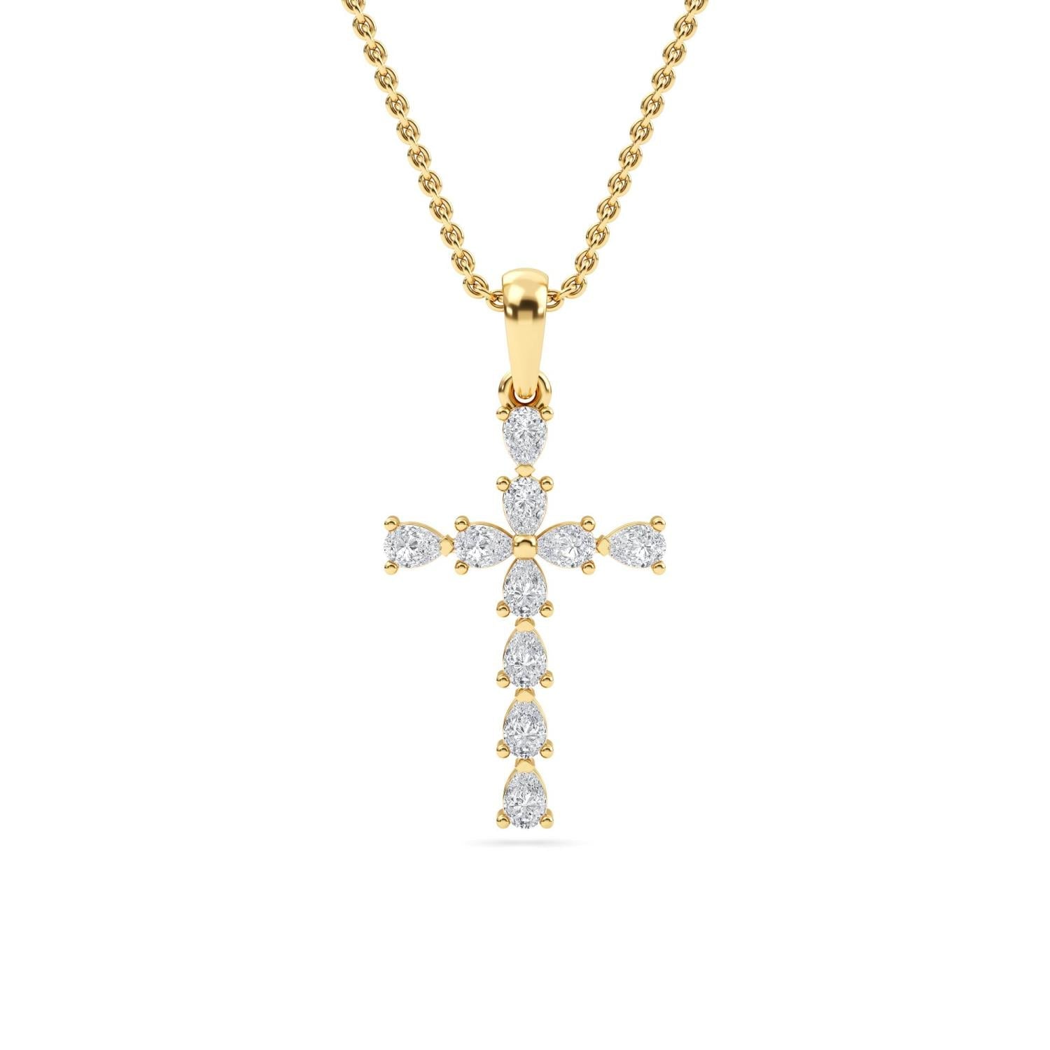 Belle Diamond Pendant in 9K Yellow Gold - product image 1