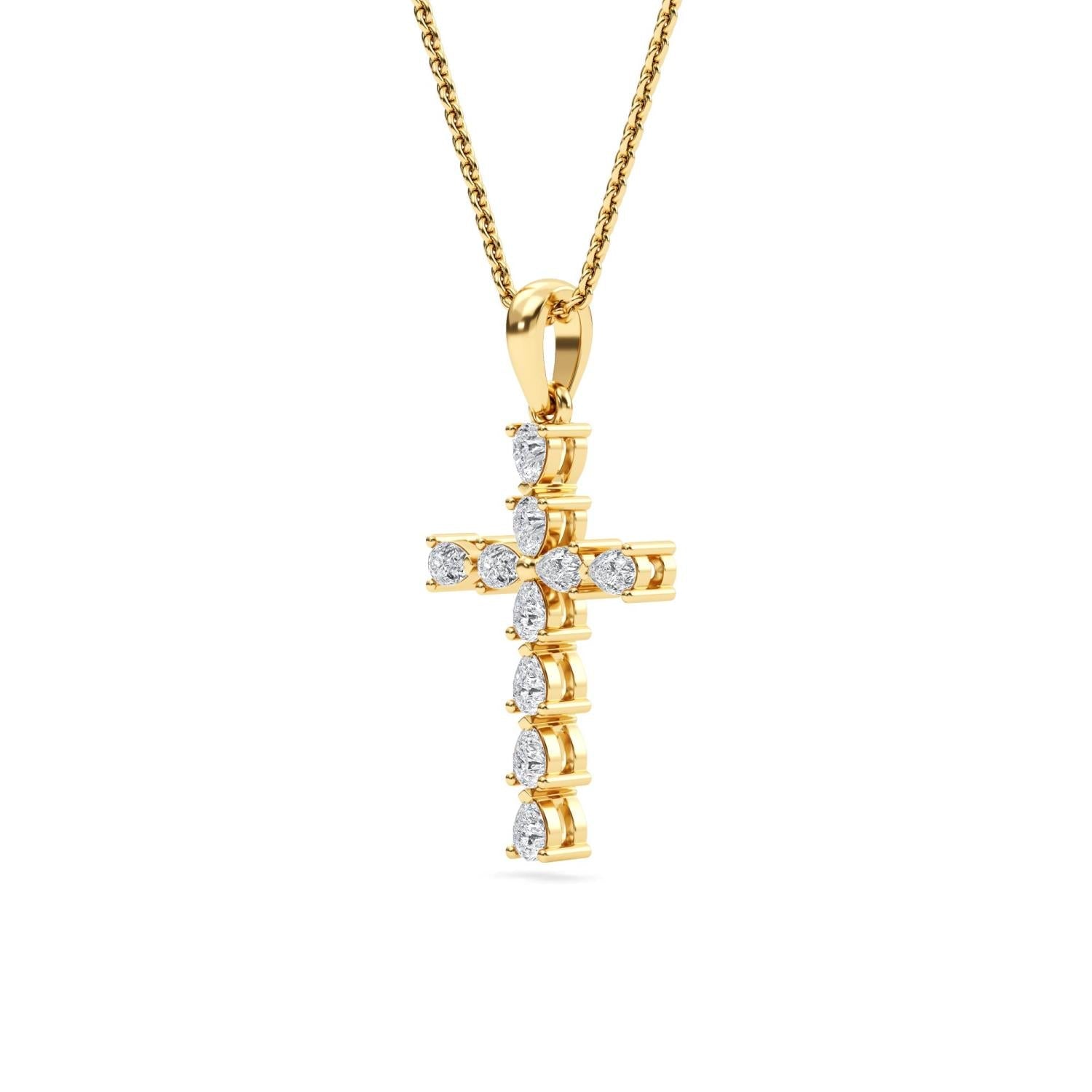 Belle Diamond Pendant - yellow gold product image 4