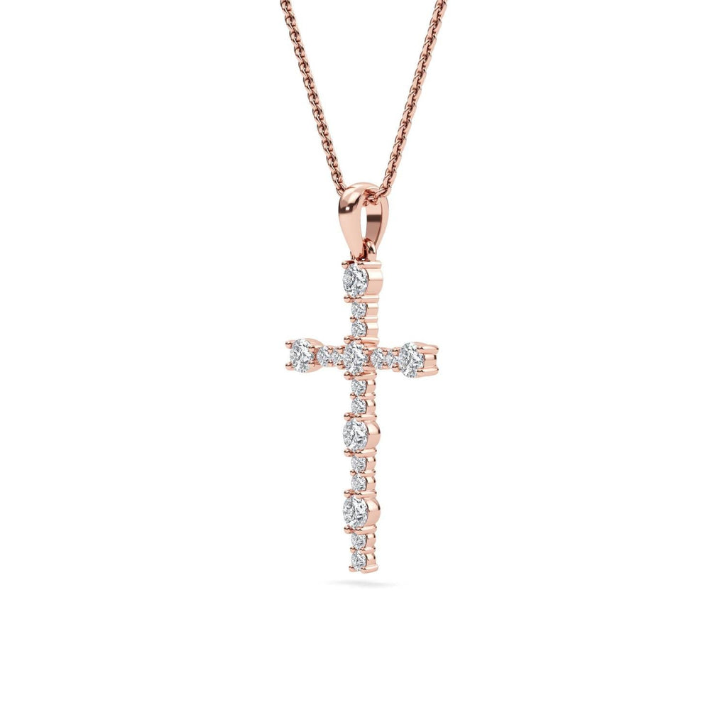 Florence Diamond Pendant - rose gold product image 4