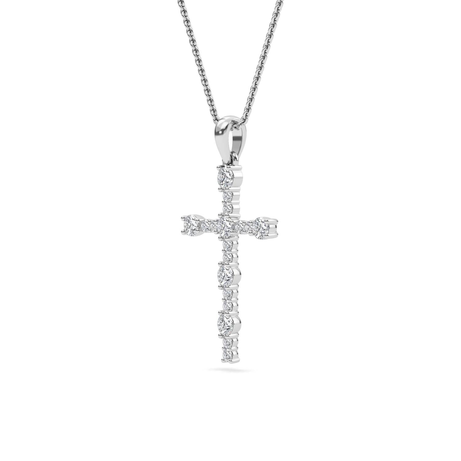Florence Diamond Pendant - white gold product image 4