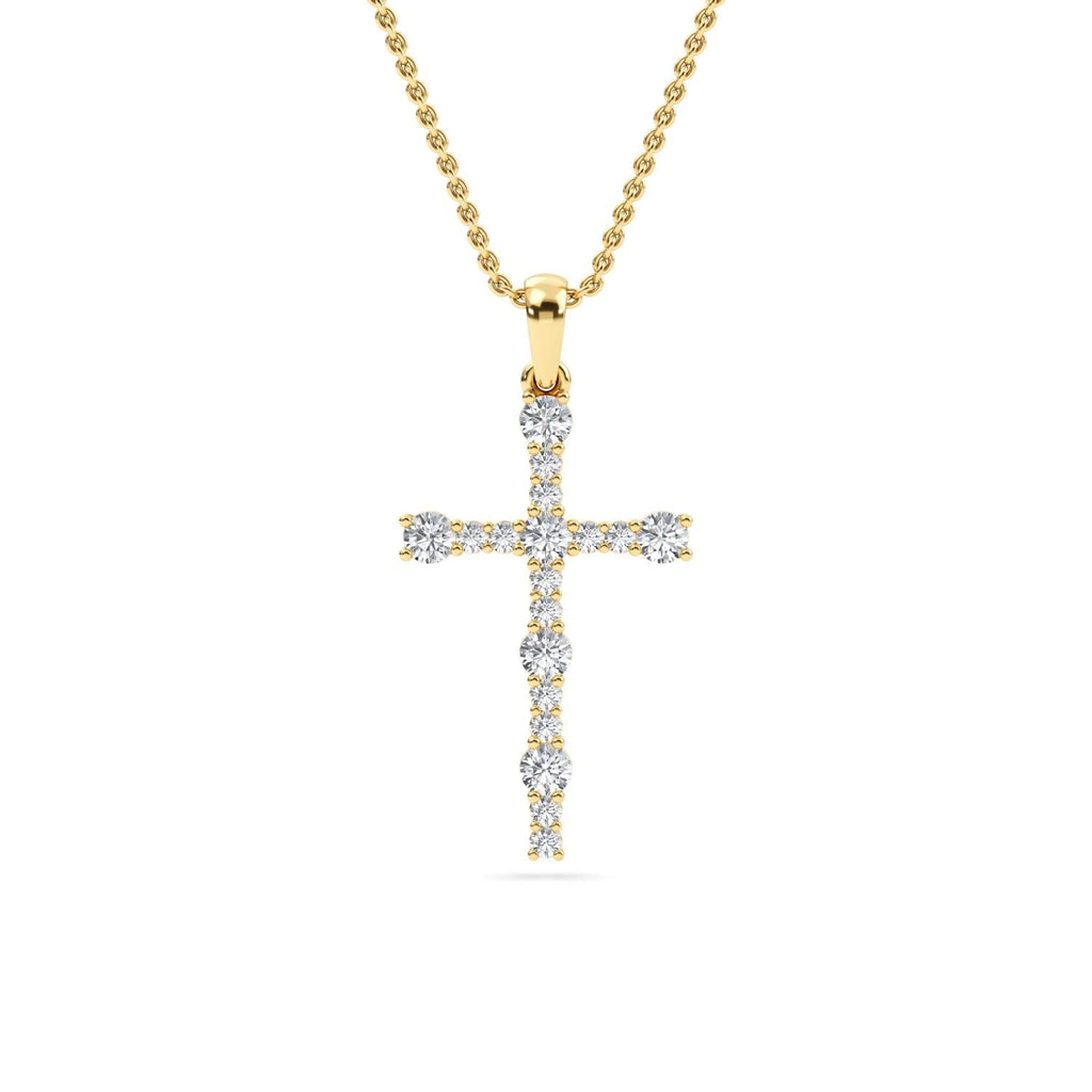 Florence Diamond Pendant in 9K Yellow Gold - product image 1