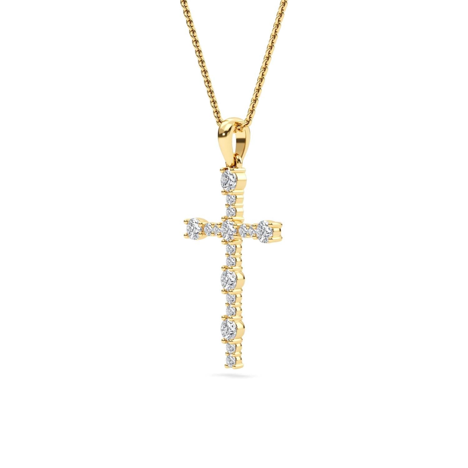 Florence Diamond Pendant - yellow gold product image 4