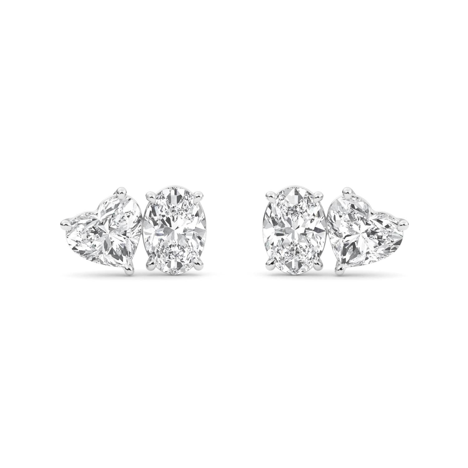 2.77ct Oval&Hearts - white gold product image 1