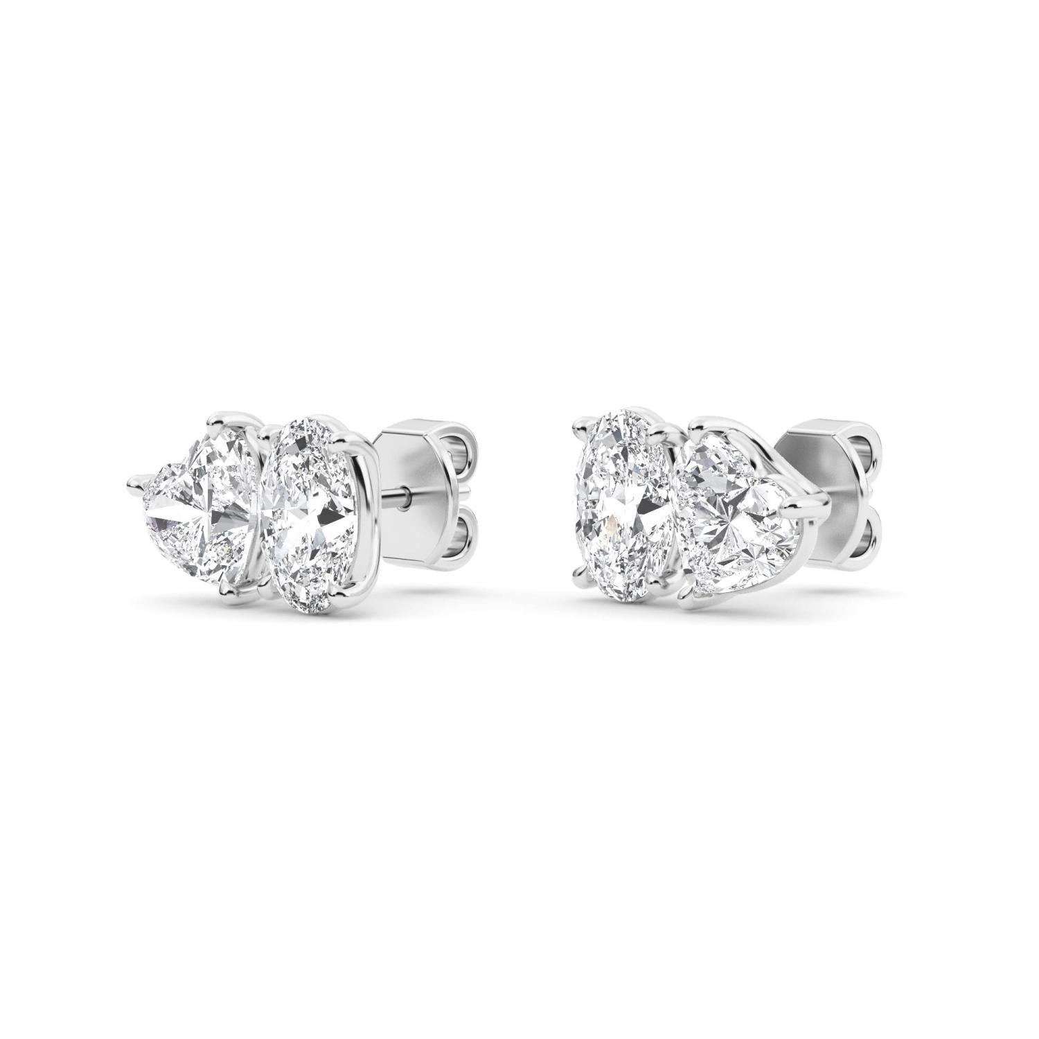 2.77ct Oval&Hearts - white gold product image 4