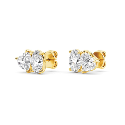 2.77ct Oval&Hearts - yellow gold product image 4