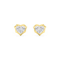 4.13ct Lab Diamond Earrings in Yellow Gold - product image 1