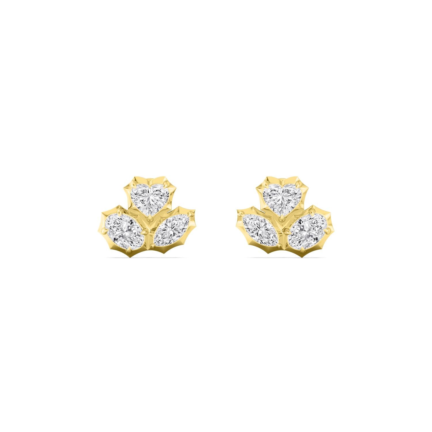 1.91ct Lab Diamond Earrings - image 1