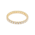 Bijou Full-Way Eternity Band - 9K Yellow Gold jewellery-only view 1