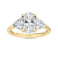 Oval Trilliant Engagement Ring