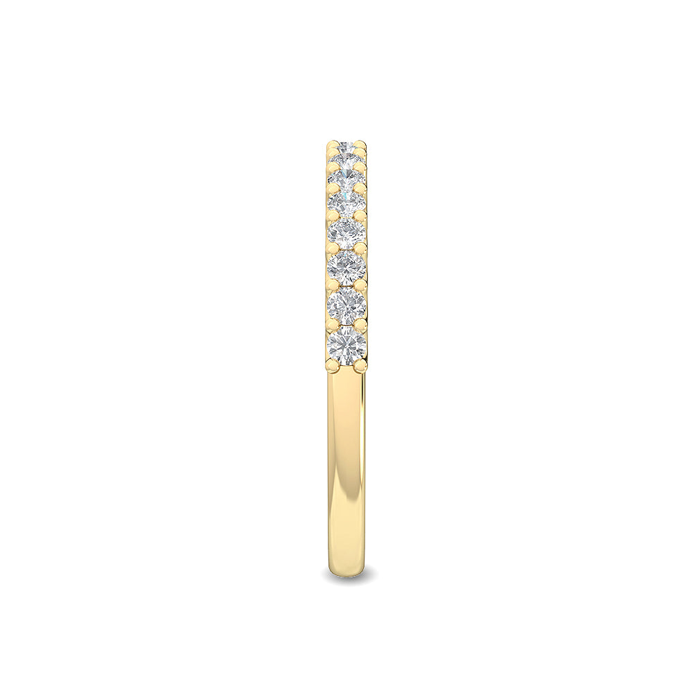 Bijou Band - yellow gold - side/angle view
