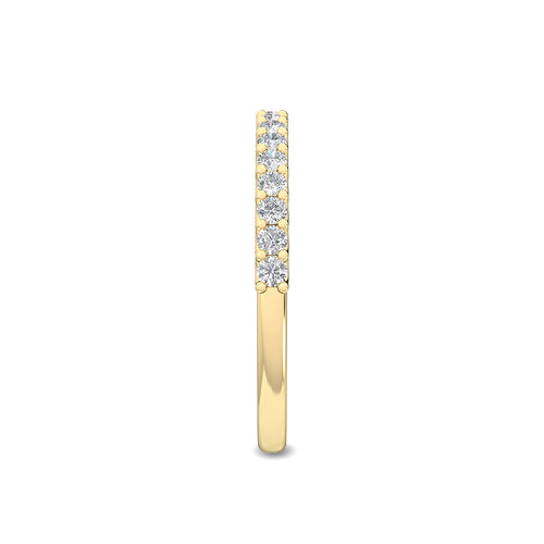 Bijou Band - yellow gold - side/angle view