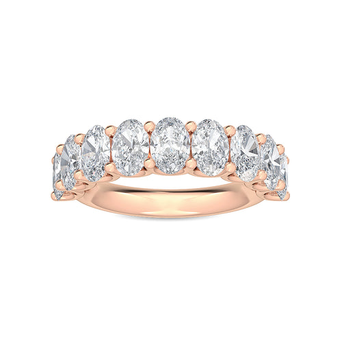14 Stone Oval Band