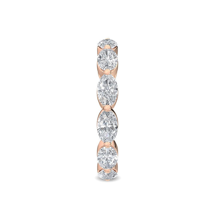 2.00ct Oval Lab Diamond Eternity Band - R jewellery-only view 6