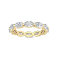 2.00ct Oval Lab Diamond Eternity Band - Y jewellery-only view 1