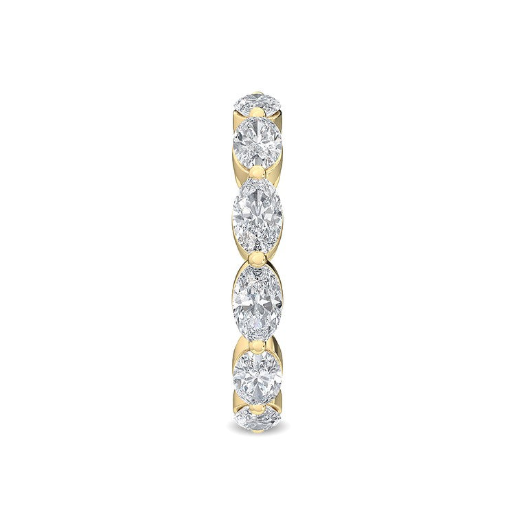 2.00ct Oval Lab Diamond Eternity Band - Y jewellery-only view 2