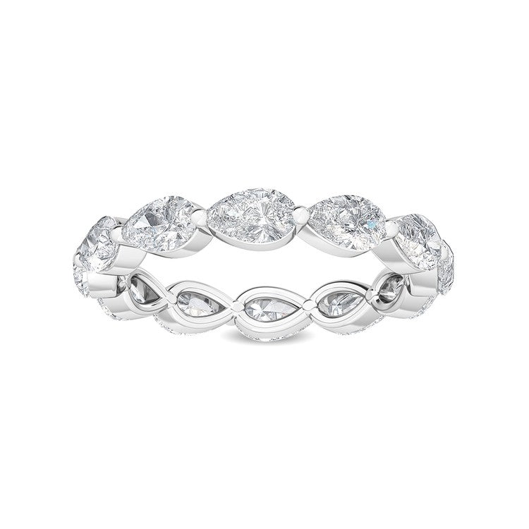 2.25ct Pear Lab Diamond Band - W jewellery-only view 3