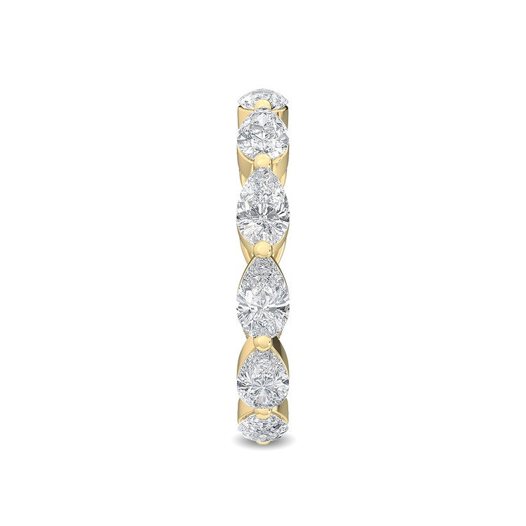 2.25ct Pear Lab Diamond Band - Y jewellery-only view 2