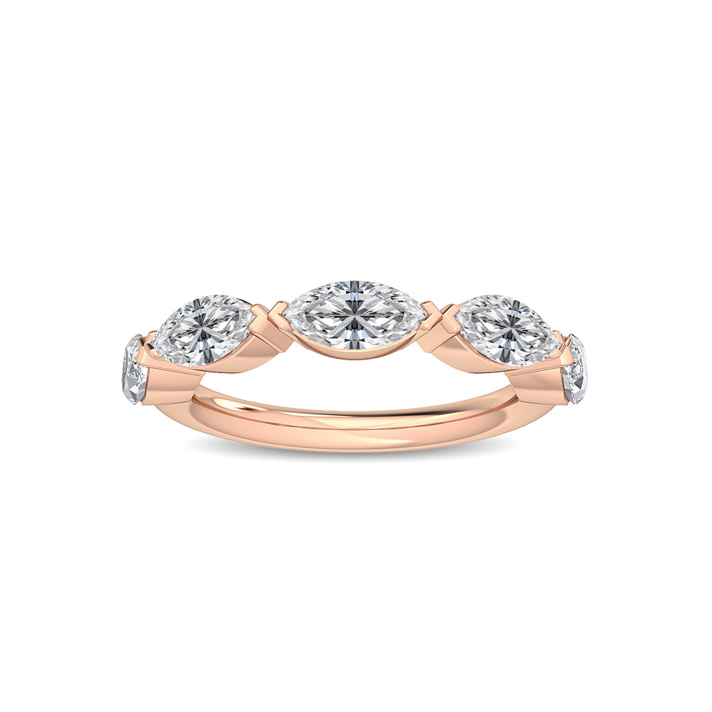 Verona Band - rose gold - front view
