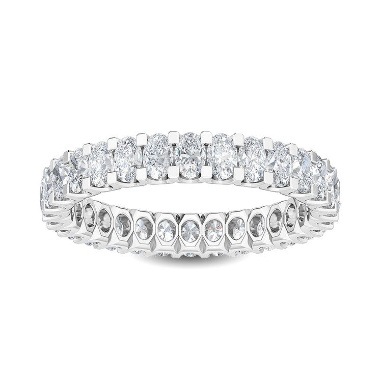 1.58ct Oval Lab Diamond Eternity Band - W jewellery-only view 3