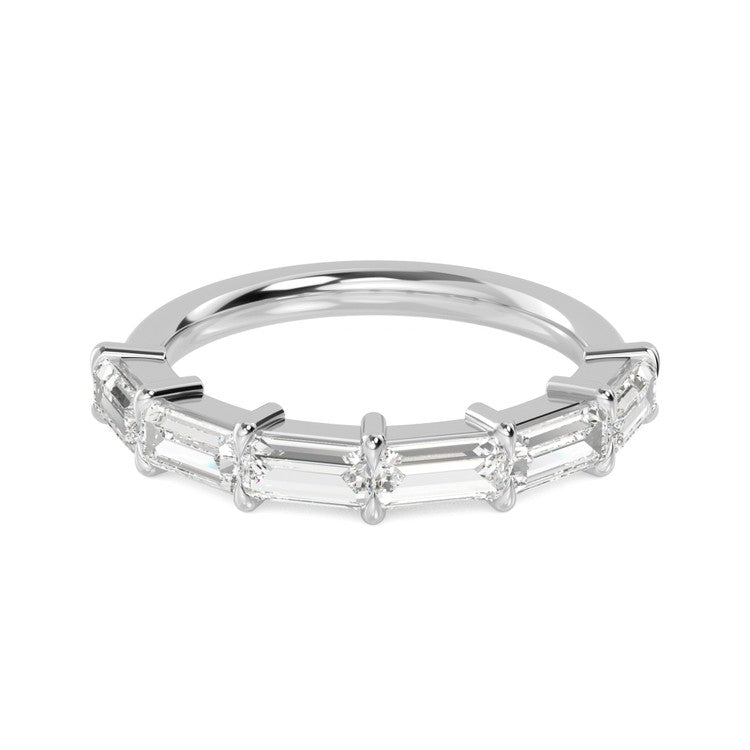 1.22ct Lab Diamond Stackable Ring - W jewellery-only view 3