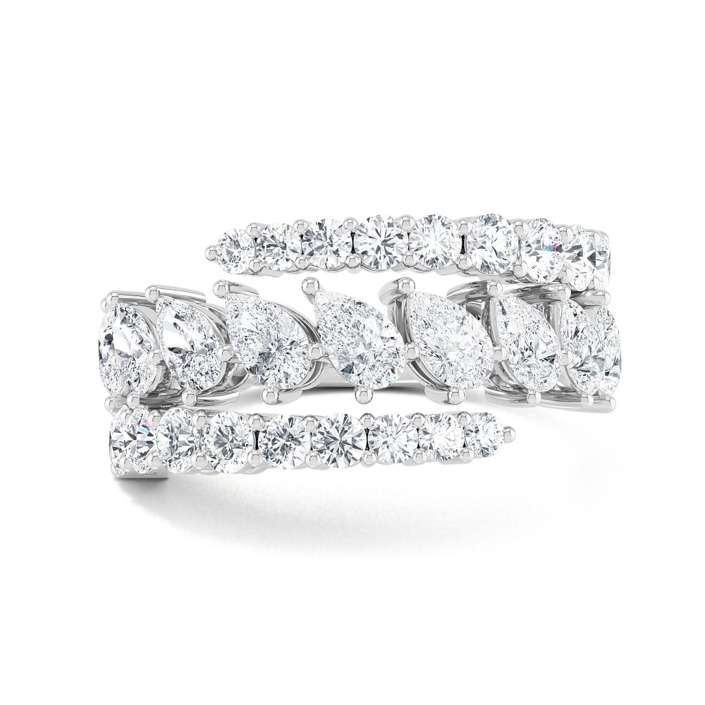 Palais Oval Ring - white gold jewellery-only view 1