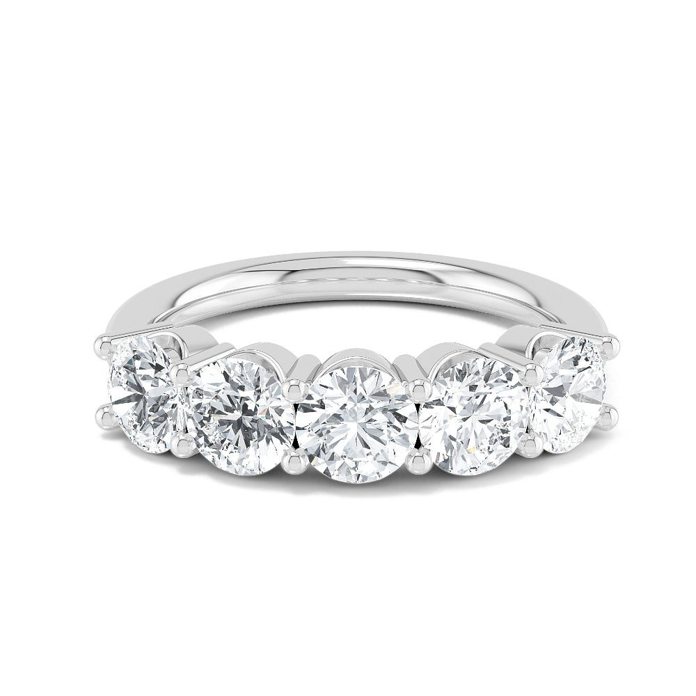2.50ct Lab Diamond Engagement Ring - white gold jewellery-only view 1