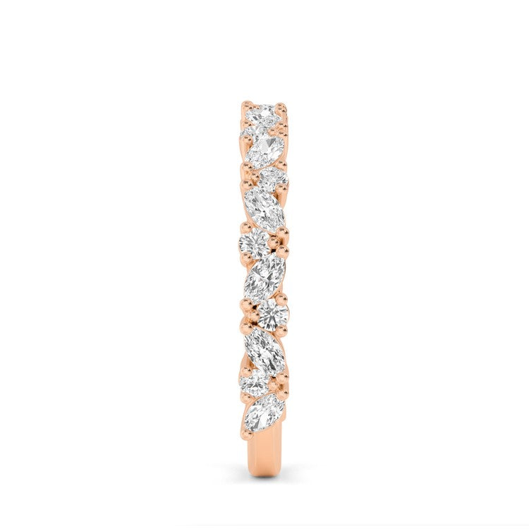 0.88ct Lab Diamond Stackable Band - R jewellery-only view 6