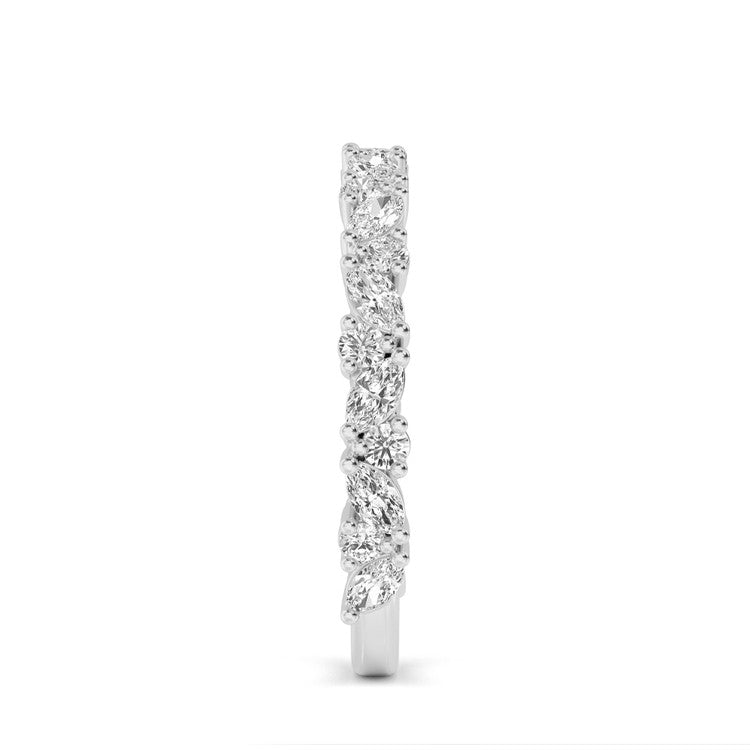0.88ct Lab Diamond Stackable Band - W jewellery-only view 4