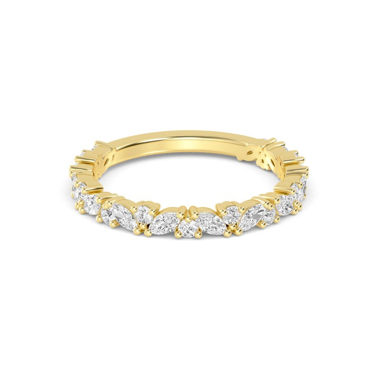 0.88ct Lab Diamond Stackable Band - Y jewellery-only view 1