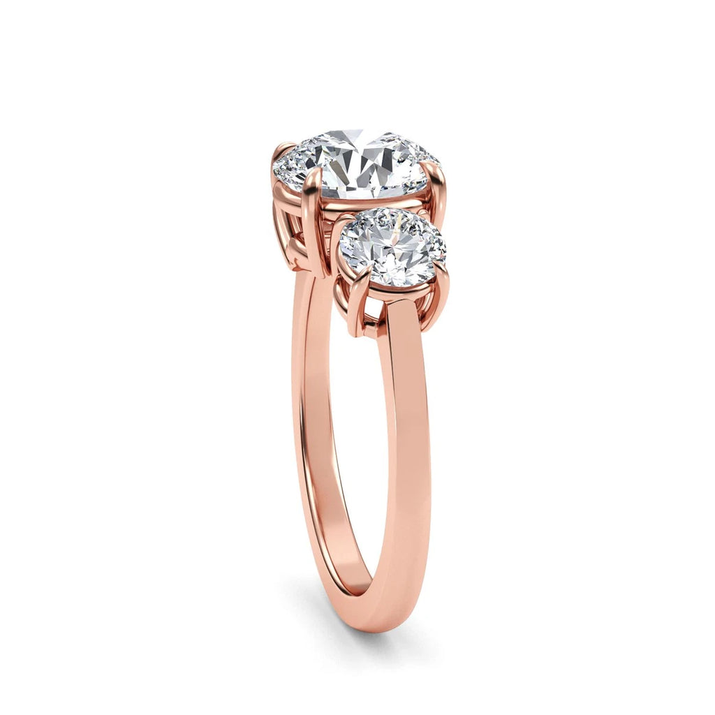 Rialto Ring - rose gold - alternate side view - SJR60244-R-3