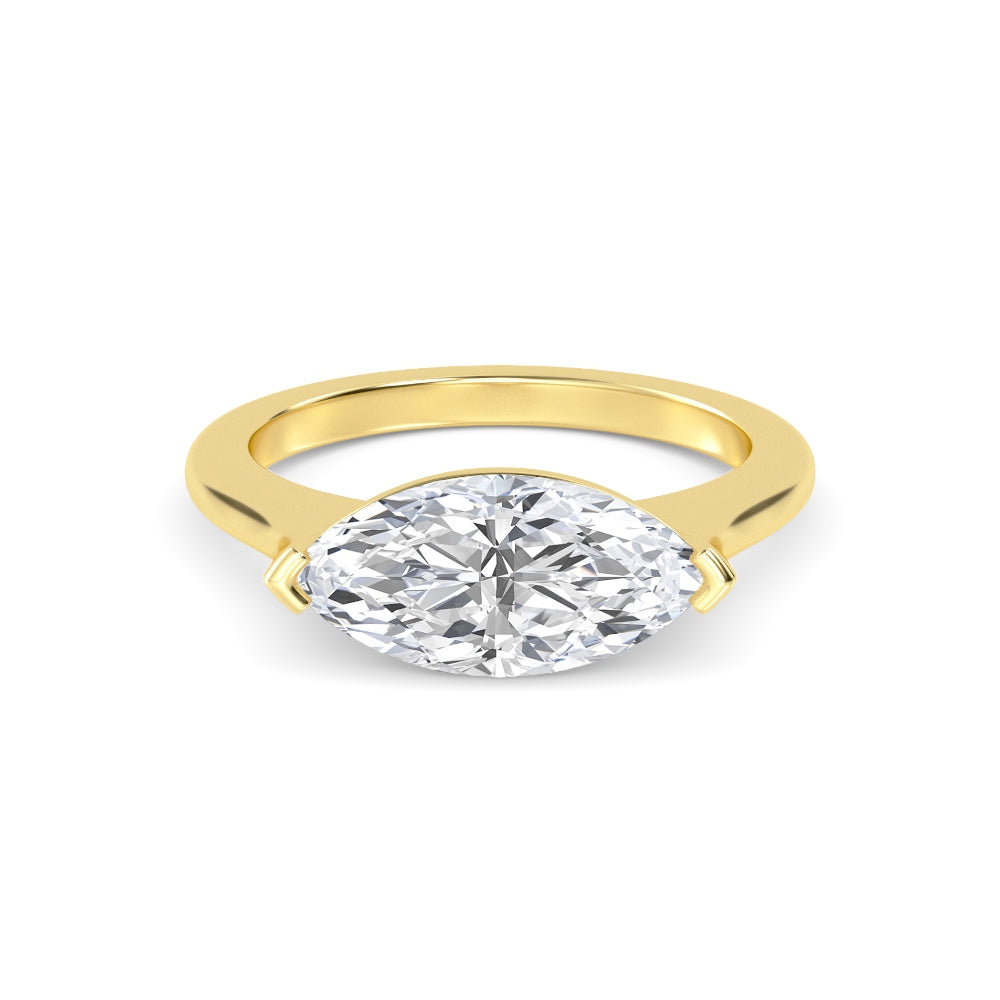 2.00ct Marquise Lab Diamond Ring - image 1