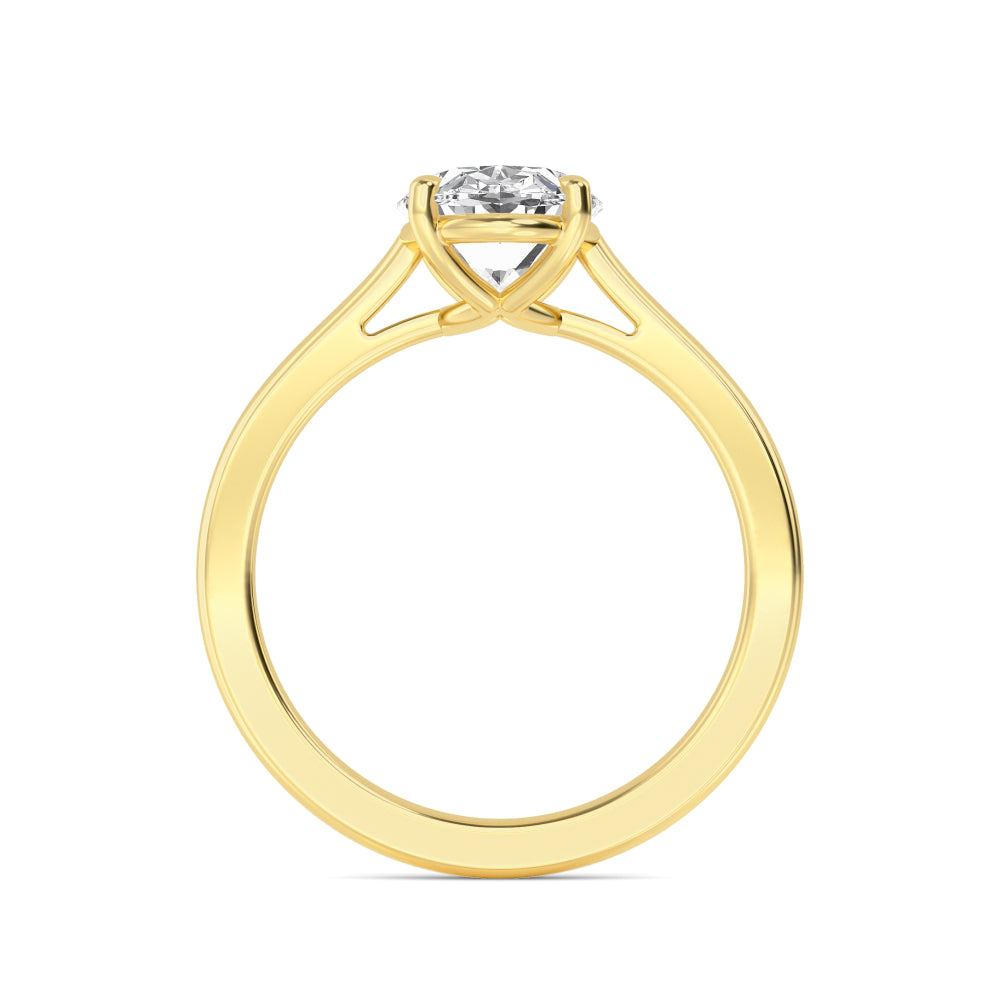 Oval Solitaire Engagement Ring