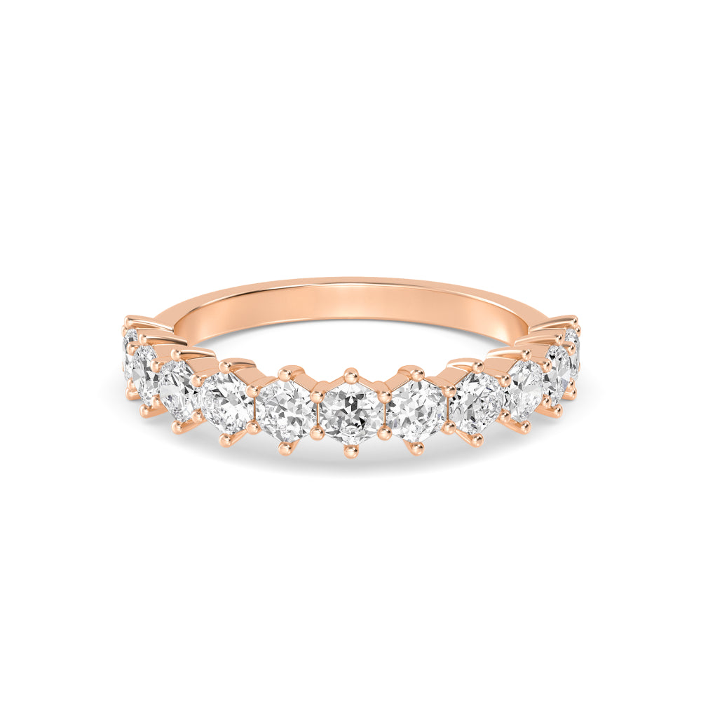 Lorenza Band - rose gold - front view