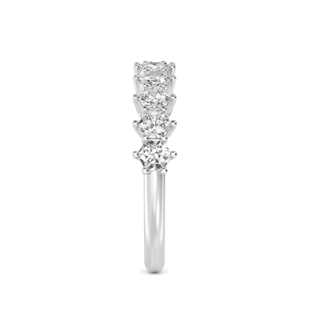 Lorenza Band - white gold - side/angle view